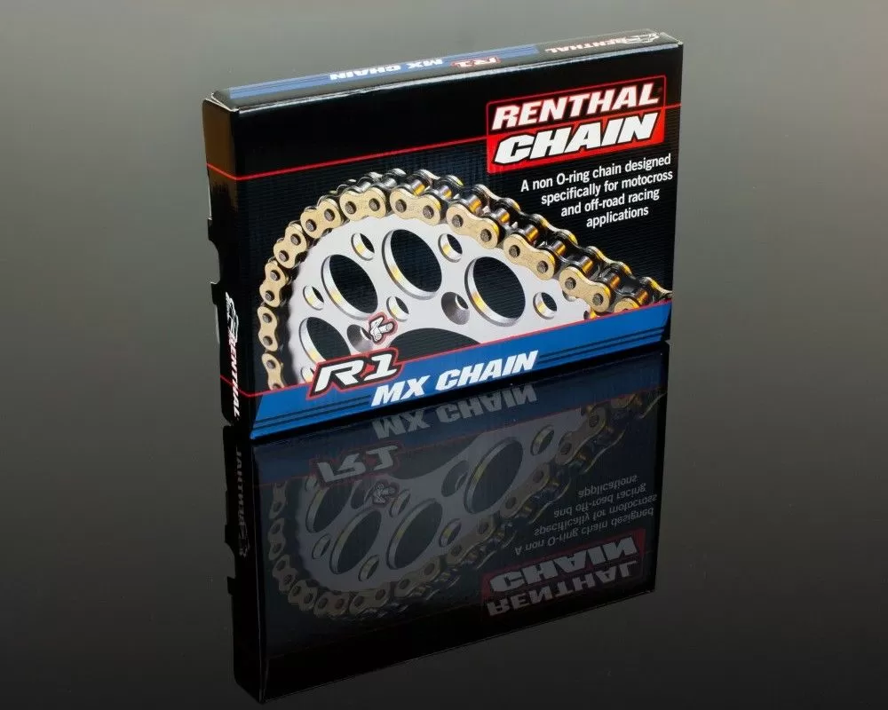 Renthal R1 Works 420 Chain; 420 x 120; Gold - C241