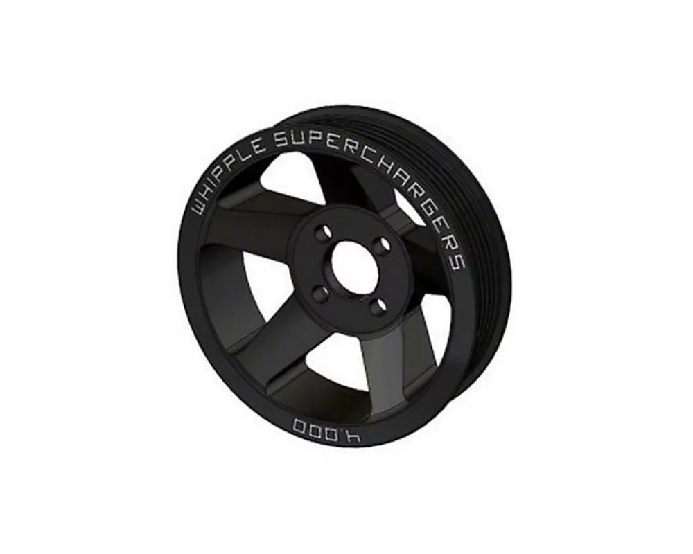 Whipple 10-Rib Super Charger 5 Bolt Pulley 2.75" Black - SCP-102750-5
