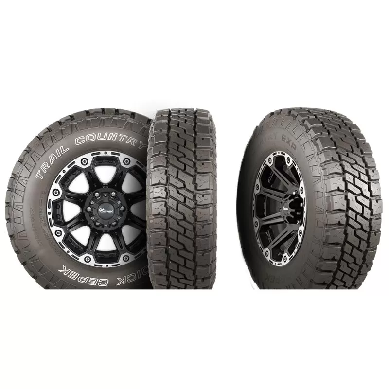 Dick Cepek Trail Country EXP Tire LT 37X13.50 R22 Black Sidewall - 90000034702
