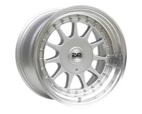 ESM ESM-003R Wheel 16x8 4|5x100 20mm Silver | Machine Lip - ESM003RSL16X84X1005X100ET20CB571