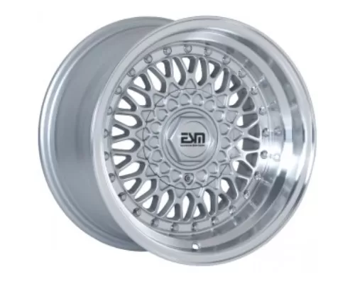 ESM ESM-002R Wheel 16x9 4x100|5x100 +15mm Silver | Machine Lip - ESM002RSL16X94X1005X100ET15CB571