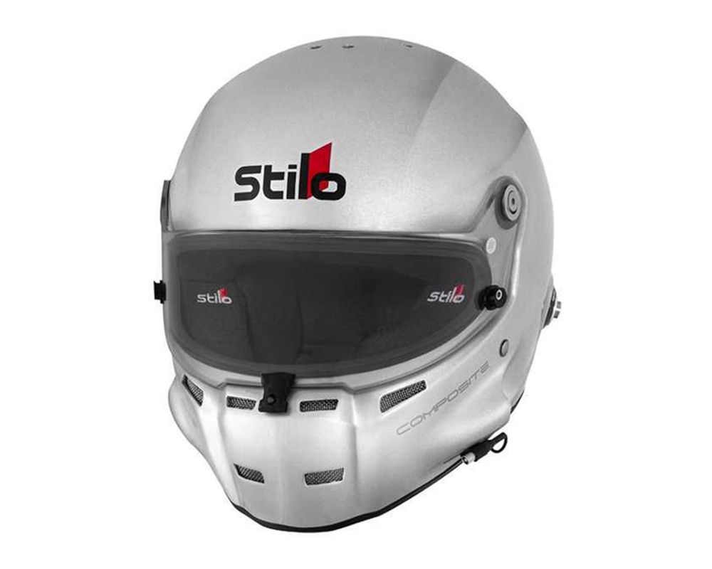 Stilo SA2020 ST5 GT Composite Racing Helmet - Silver Large (59 cm) - AA0700AF2T59