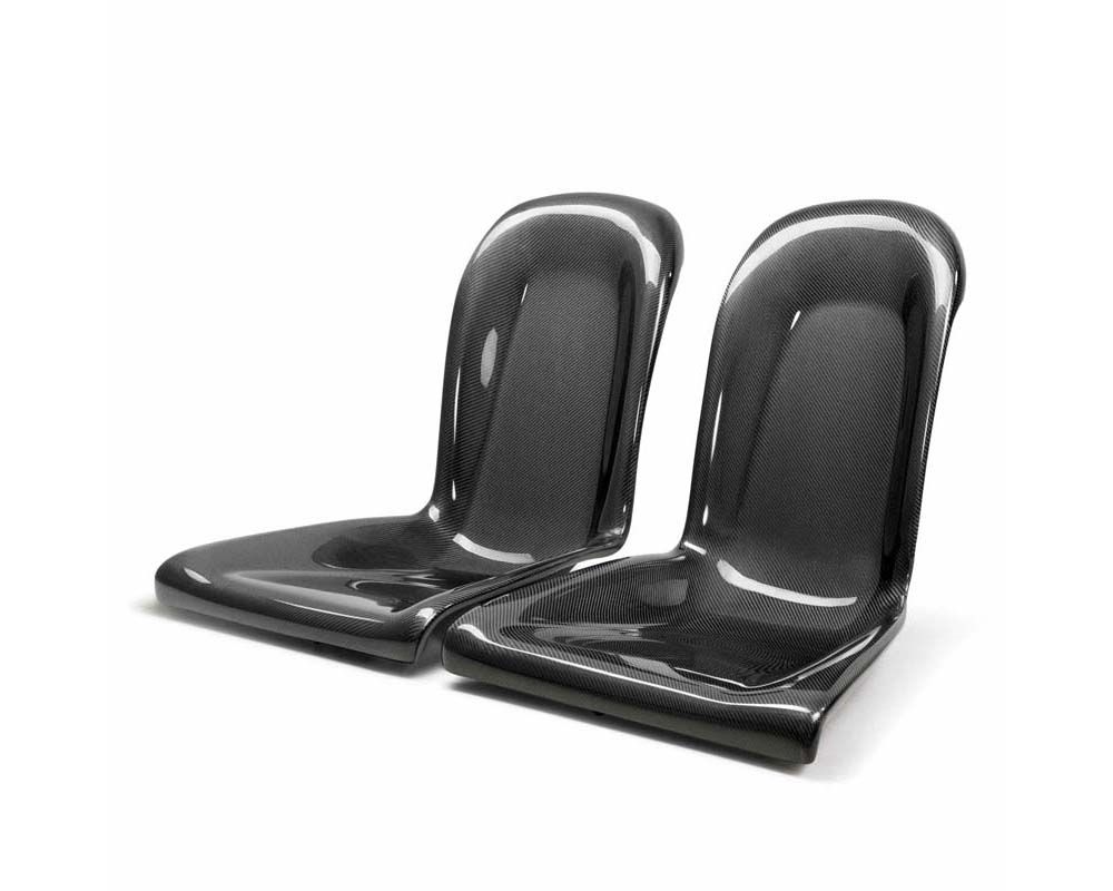 Seibon Carbon Fiber Rear Seat Panels (Pair) Nissan GT-R R35 2009-2022 - BSP0910NSGTR