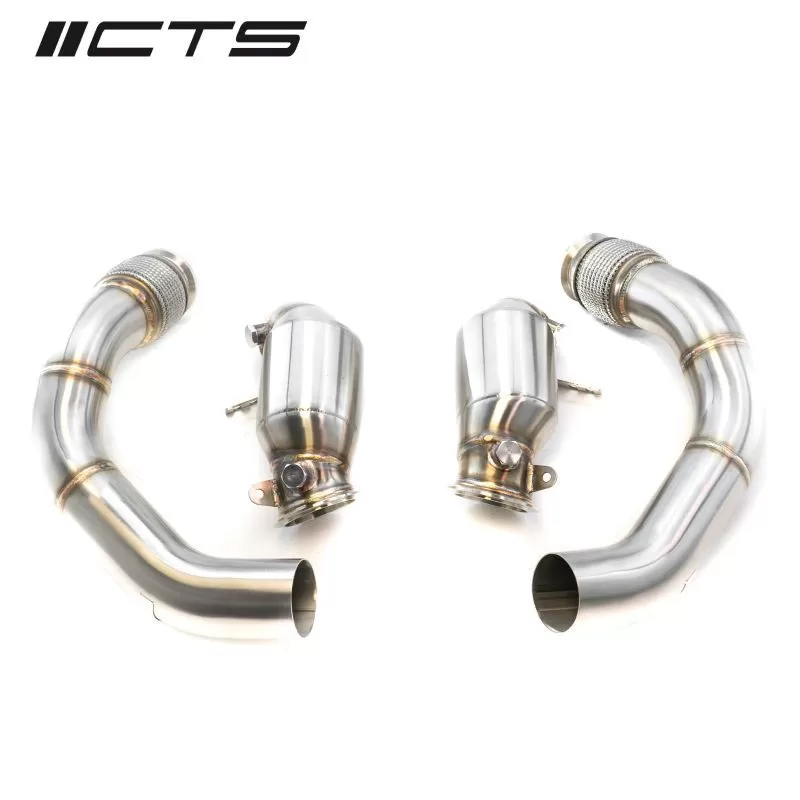 CTS Turbo High Flow Cats Downpipe Set BMW M5/M5C/M8 - CTS-EXH-DP-0042-CAT
