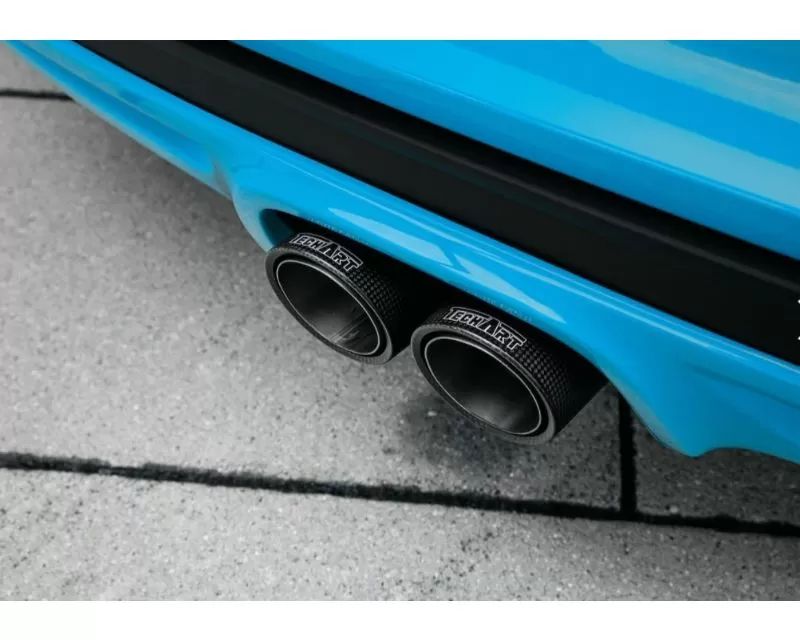 TechArt Sport Tailpipes Kit Tailpipes in Titan and Carbon Fiber Cover Porsche 718 Cayman | Boxter 2017-2022 - 082.310.470.009