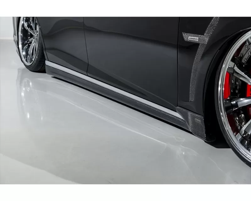 AimGain VIP Exe Side Spoilers L+R Carbon Lexus LS500 | 500he 2017-2020 - AIM-VIPEXE-LS500B-Z-SS-CF