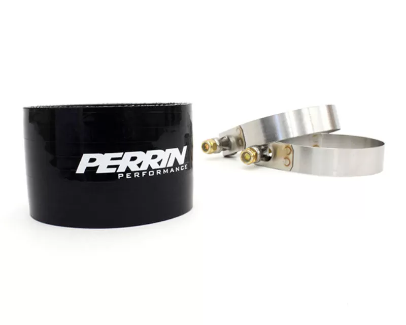 Perrin Performance Black Coupler Kit for Top Mount Intercooler Subaru WRX 02-07 - PSP-ITR-301BK