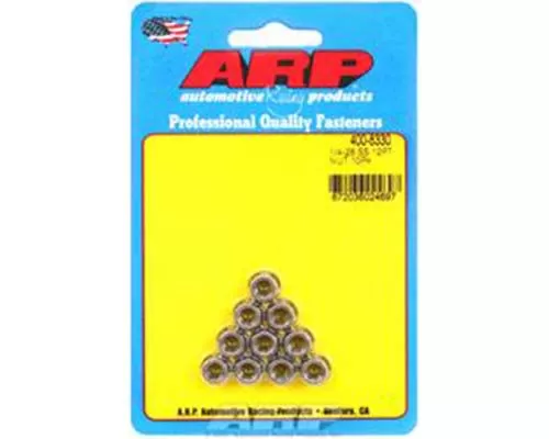 ARP 1/4-28 SS 12pt Nut Kit - 400-8330