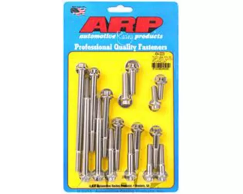 ARP Ford 289-302 SS 12pt Iron Water Pump and Front Cover Bolt Kit - 454-3203