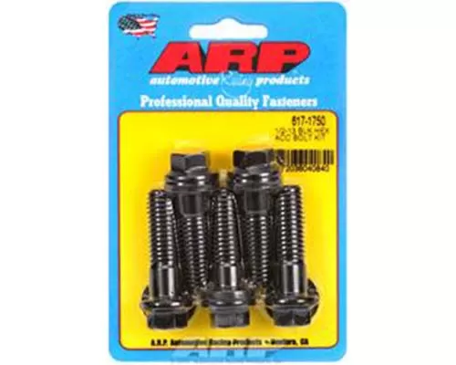ARP 1/2-13 x 1.750 Hex Black Oxide Bolts (5/pkg) - 617-1750