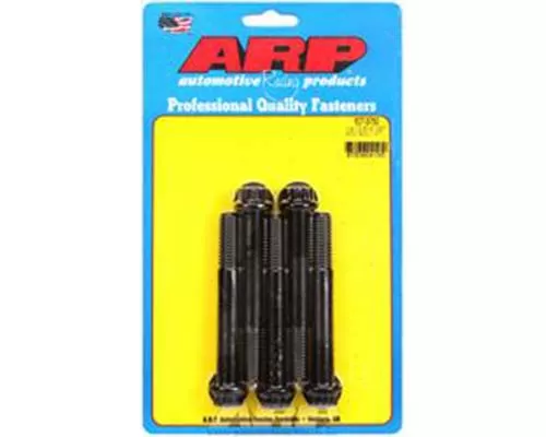 ARP 1/2in - 13 x 3.75in 12pt Black Oxide Bolts (5/pkg) - 627-3750