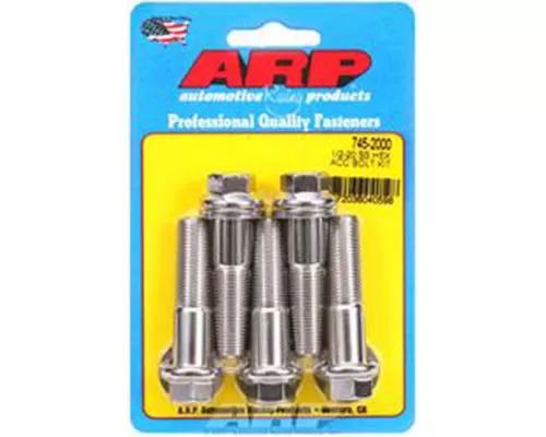 ARP 1/2-20 x 2.000 Hex SS Bolts (5/pkg) - 745-2000