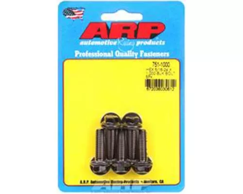 ARP 5/16-24 x 1.000 Hex Black Oxide Bolts (5/pkg) - 751-1000