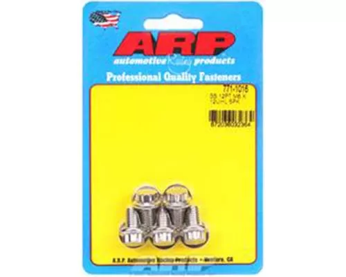 ARP M8 x 1.25 x 12 12pt Stainless Steel Bolts (Set of 5) - 771-1016