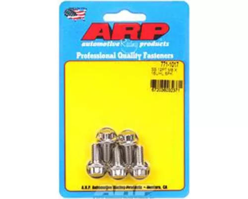 ARP M8 x 1.25 x 16 12pt Stainless Steel Bolts (Set of 5) - 771-1017