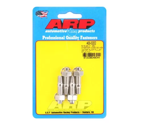 ARP 5/16-24 X 1.450 Starter Nose SS Hex Water Pump Pulley Stud Kit - 400-3202