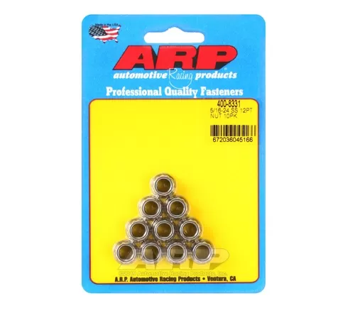 ARP 5/16-24 SS 12pt Nut Kit - 400-8331
