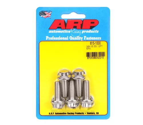 ARP 3/8-16 X 1.000 12pt 7/16 Wrenching SS Bolts - 615-1000