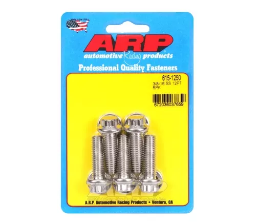 ARP 3/8-16 X 1.250 12pt 7/16 Wrenching SS Bolts - 615-1250