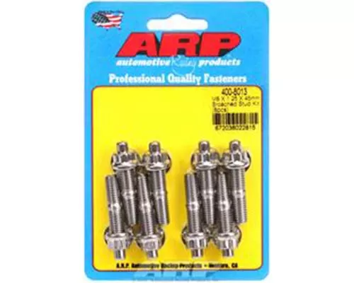 ARP M8 x 1.25 x 45mm Broached 8 Piece Stud Kit - 400-8013