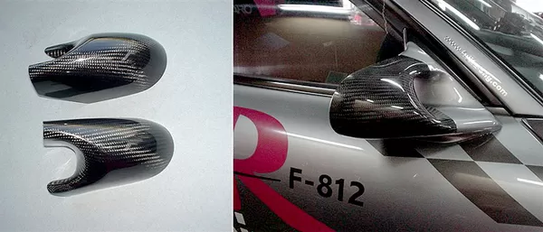 FEED Mirror Cover 03 - Carbon - Mazda RX-7 FD3S 93-02 - FED40121810003