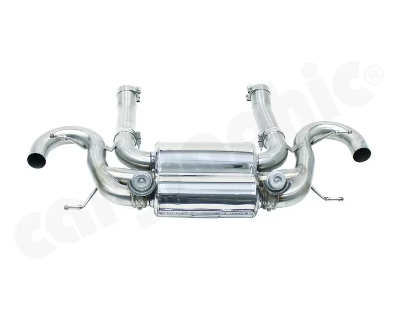 Cargraphic Tailpipe Set 2x89mm Round Mirror Polished Mercedes-Benz Sls Amg 11-15 - CARC197ERS