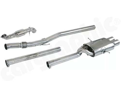 Cargraphic Catback Super Sound Exhaust System with Integrate Exhaust Flap Mini Cooper S R56 07-13 - CARMIR56CSKB2
