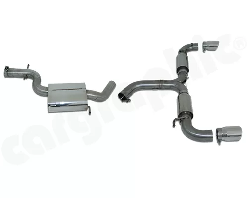 Cargraphic Catback Exhaust System Volkswagen Golf Mk6 GTI 10-13 - CARVWG6GTICB3