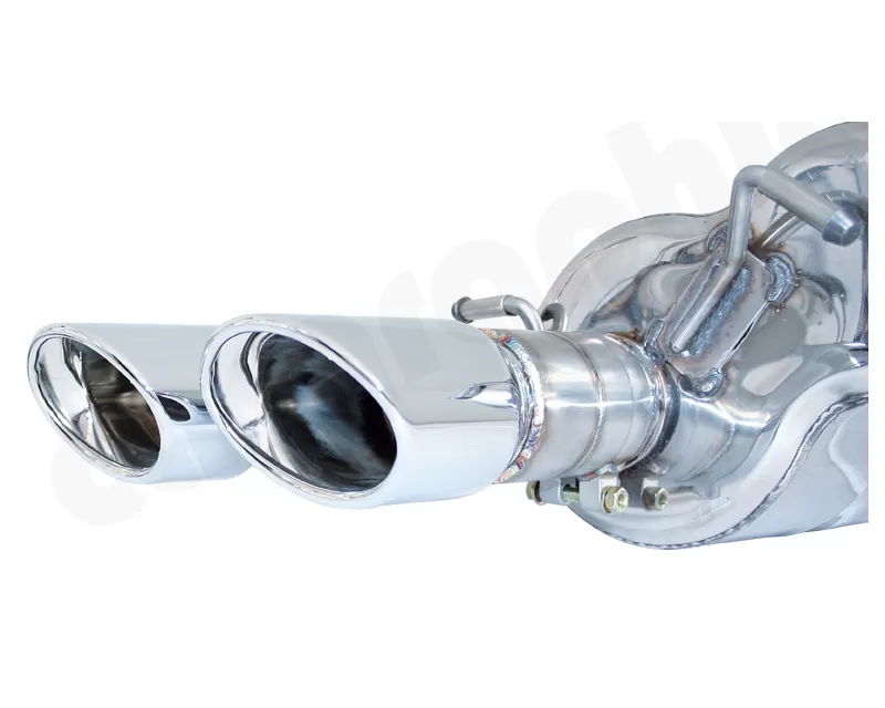 Cargraphic Silencer Set Super Sound with Chromed Tailpipes Mercedes-Benz C-Class 08-17 - CARW204C63ETSNFC