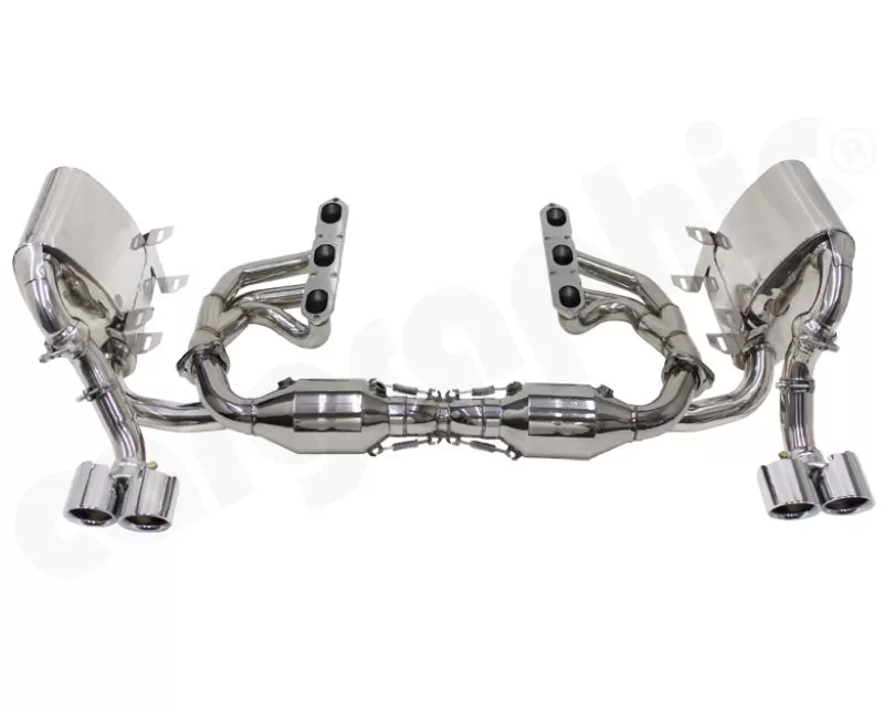 Cargraphic Sport Exhaust System without Integrated Exhaust Flaps Porsche 997.1 Carrera 3.6L | 3.8L 05-08 - PERP97KITX