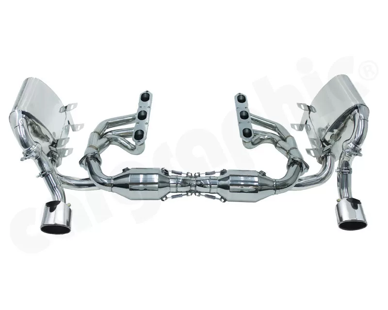 Cargraphic Sport Exhaust System without Integrated Exhaust Flaps Porsche 996 3.4L C2 | C4 98-05 - PERP9634KITX