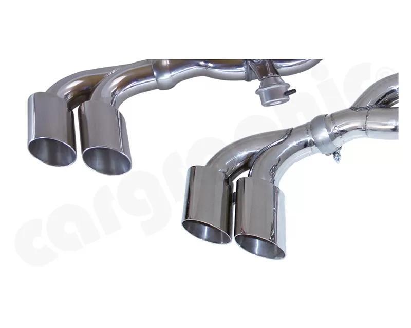 Cargraphic Tailpipe Set with Flaps Ferrari 430 04-09 - CARFE430ER