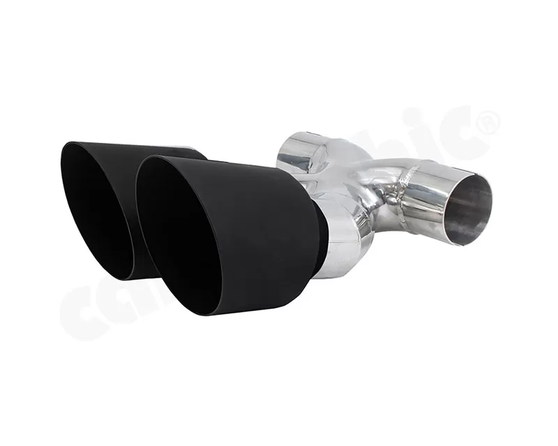 Cargraphic Sport Double-end Tailpipe 100mm | 4" inch X-pipe - Special Lightweight Version Porsche 981 Boxster |  S | GTS | Spyder /Cayman |  S | GTS | GT4 2013-2029 - PERP81ER40XTP