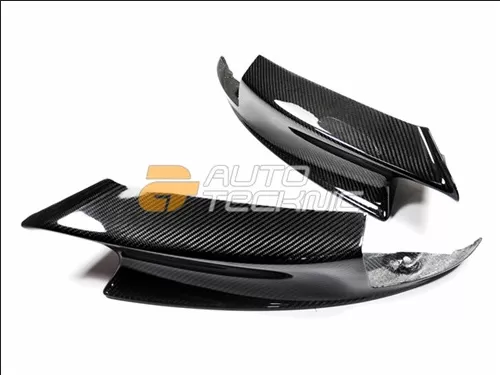 AutoTecknic Carbon Fiber Front Bumper Splitters BMW E90 | E92 | E93 M3 08-13 - BM-0013
