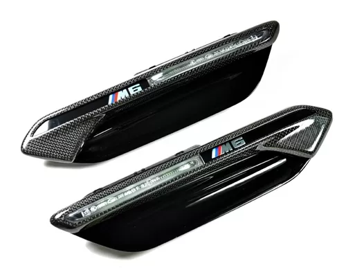 Auto Tecknic Dry Carbon Fiber Fender Light Trims BMW M6 F12 Cabrio 13-19 - BM-0213