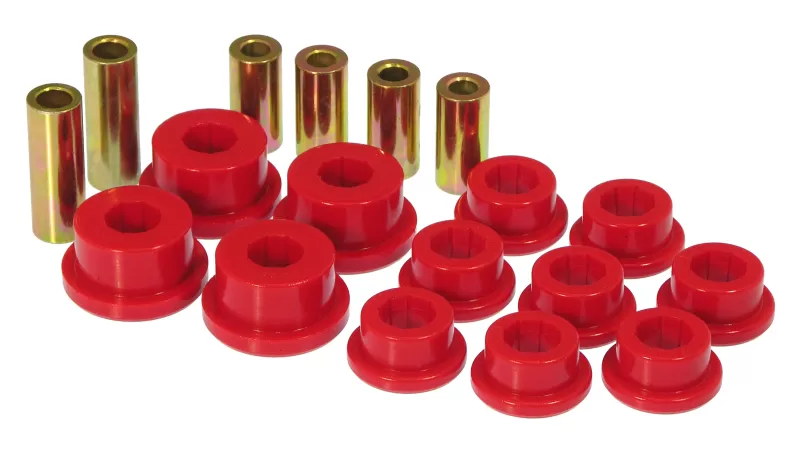 Prothane 95-99 Mitsubishi Eclipse Front Upper/Lower Control Arm Bushings - Red - 13-201