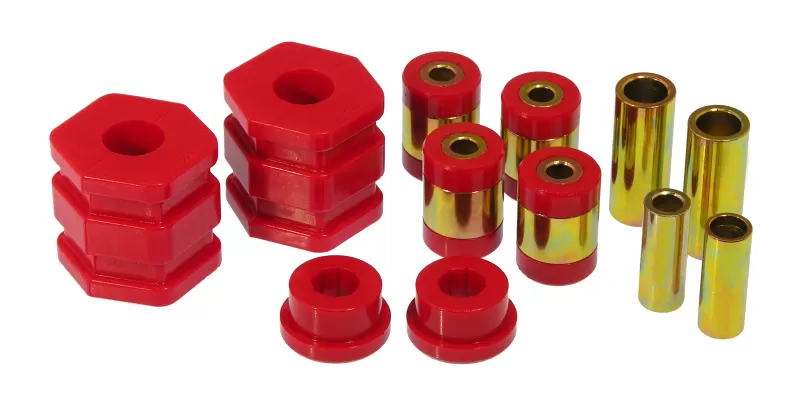 Prothane 96-00 Honda Civic Front Upper/Lower Control Arm Bushings - Red - 8-218