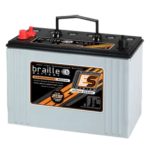 Braille Battery Group 34 Endurance AGM Marine & Trucking Battery | 2132 Amp | 12.9 x 6.8 x 9.4 inch | Left Positive without Charger - B10531M