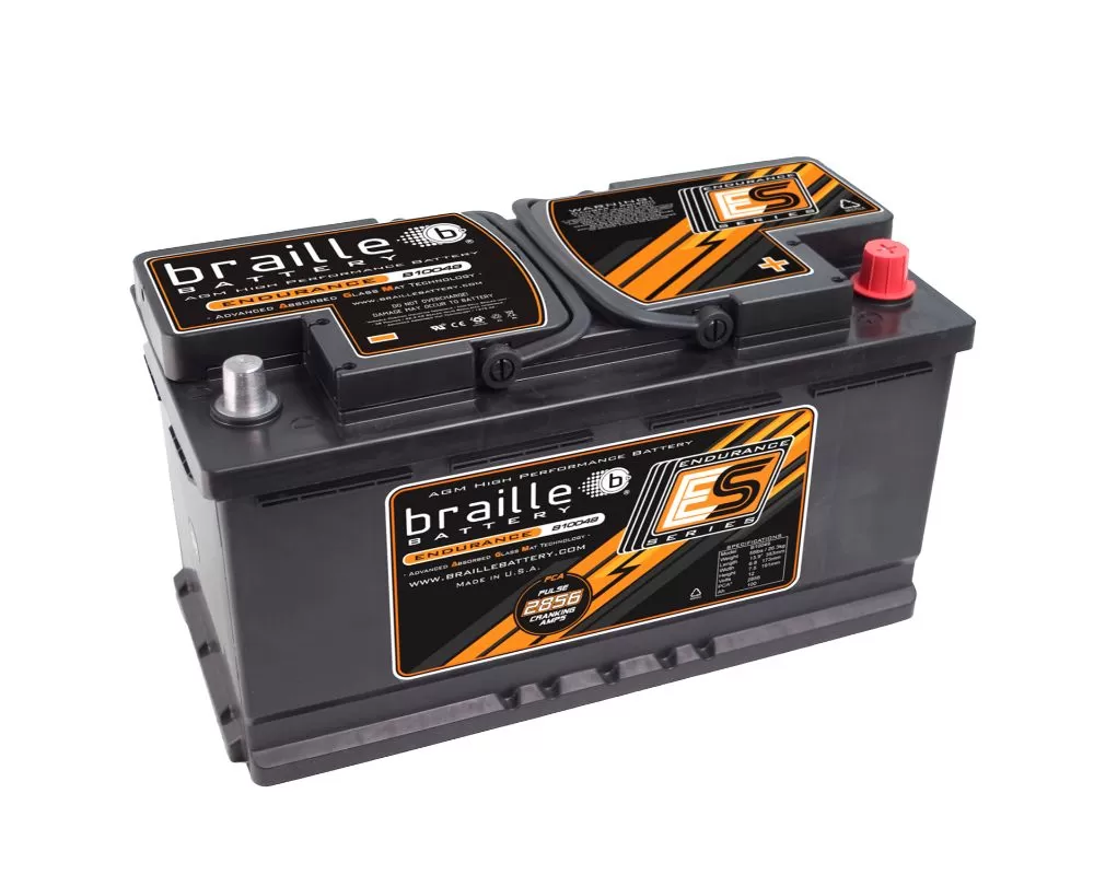 Braille Endurance Advanced AGM Battery | 2856 Amp | 14 x 7 x 8  inch | Right Positive - B10049