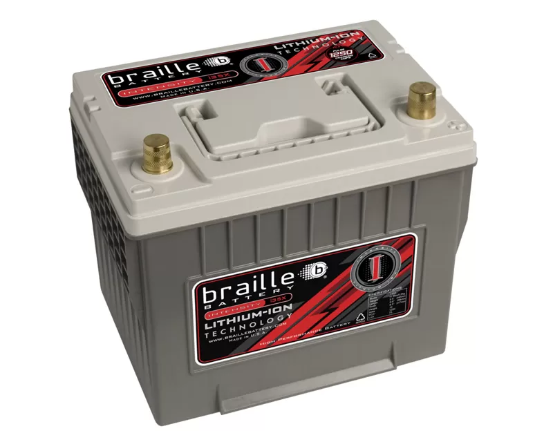 Braille Lithium Ion Intensity Lightweight Battery | 1250 Amp | 9 x 7 x 9 inch | Right Positive | BCI 35 - i35X