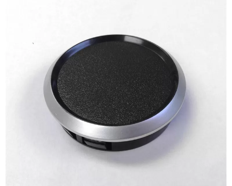 Prosport Performance 52mm Gauge Blank | Switch Panel-Black with Silver Ring - PS-52BLNK-S
