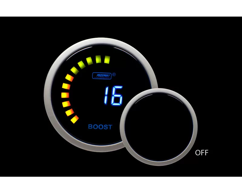 Prosport Performance Boost Electrical with Sender Blue Digital LCD Display 14 Vac-45Psi - PSBOLCD-NEW