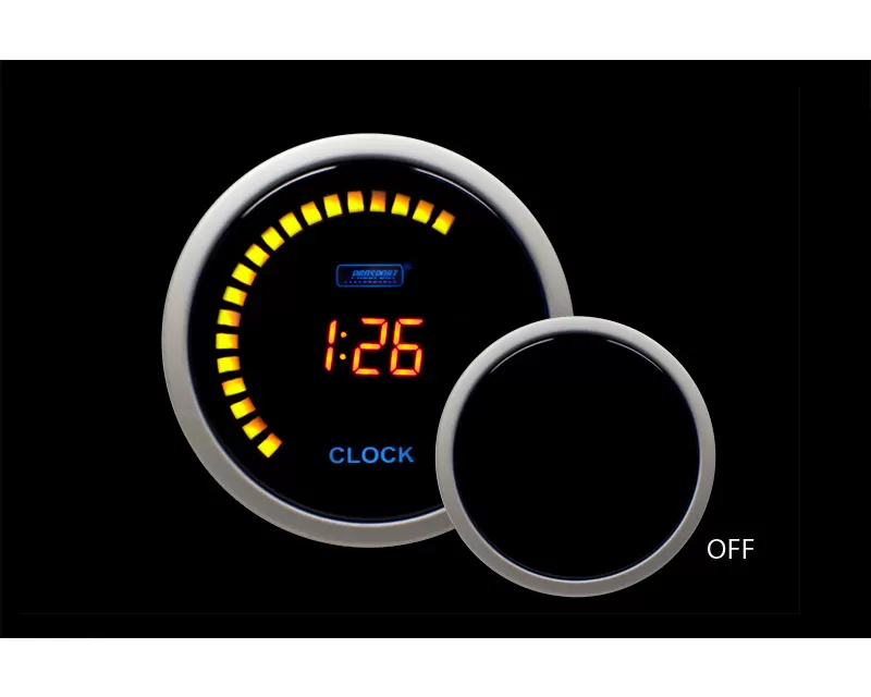 Prosport Performance  Series Digital Clock Amber LCD - PSCKLCD-AM-12H