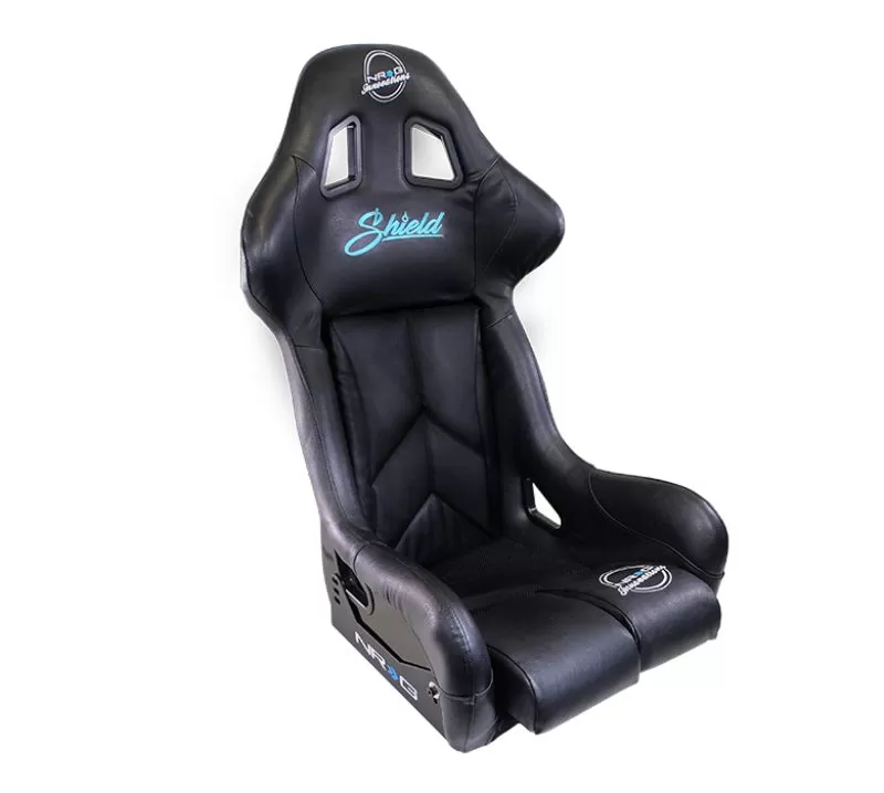 NRG FIA Competition Shield Series Bucket Seat Large Black - FRP-RS500-SHIELD