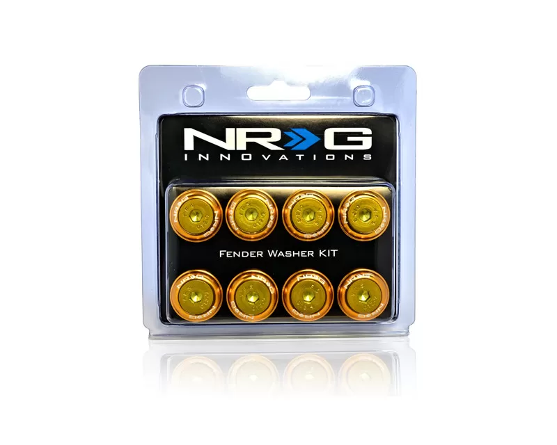NRG Rose Gold Fender Washer Kit with Color Matched M8 Bolts Universal - FW-800RG