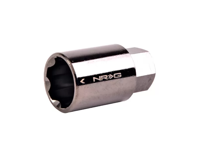 NRG Black Chrome 3 8th Lug Nut Lock Key Socket Universal - LN-K100
