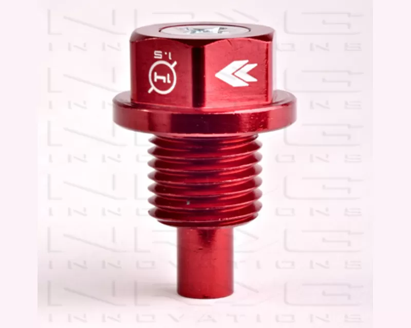 NRG Red Metal M14 x 1.5 Magnetic Oil Drain Plug Universal - NOP-100RD