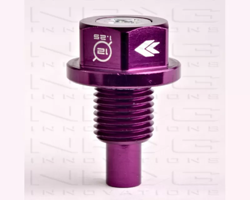 NRG Purple M12 x 1.25 Magnetic Oil Drain Plug Universal - NOP-200PP