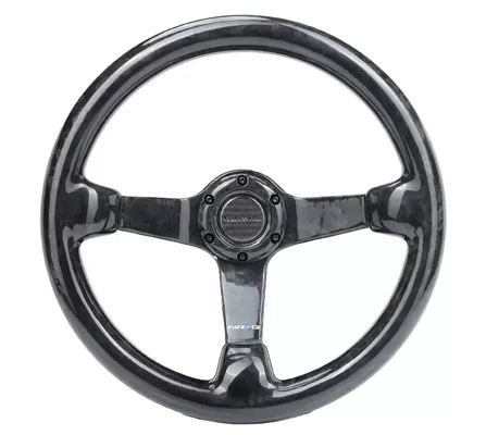 NRG ST-036FC Forged Carbon Fiber Deep Dish Steering Wheel - ST-036FC