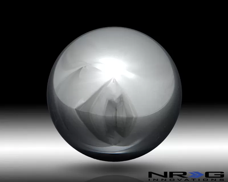 NRG Chrome Silver Heavy Weight Ball Style Shift Knob Universal - SK-300CH-W